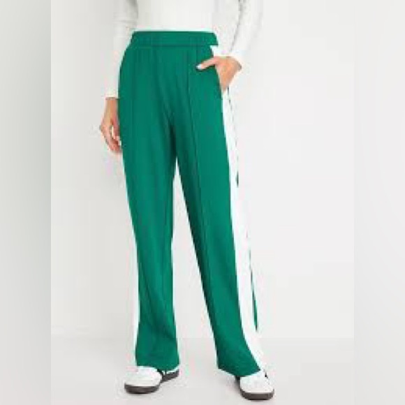 NWT Old Navy High-Waisted Brushed Powersoft Track Pants - Picture 2 of 9